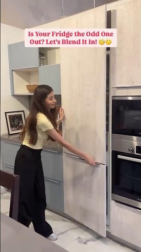 Seamless Kitchen Design with Integrated Fridges! 🏡✨