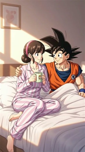 Goku ❤️ Chi-Chi Cute Morning Moment ☕ | Dragon Ball Anime | Dragon Soul Vlogs