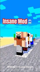 Minecraft Crazy Modpack 😳 | Minecraft Crazy Mods | Minecraft Mods #minecrafttrendingshorts