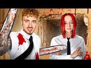 ЭДИСОН И НАТАХА В ЧЕЛОВЕК БЕНЗОПИЛА В МАЙНКРАФТ!