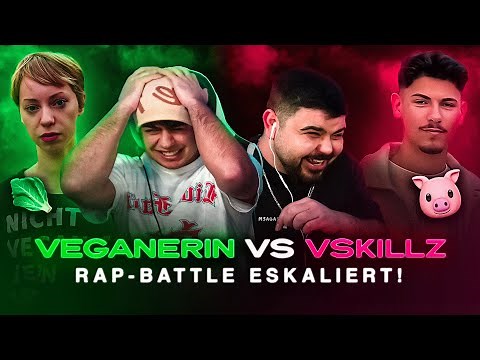 VSKILLZ GOES TOO FAR & THROWS HER OFF 🤯 MILITANT VEGAN vs. VSKILLZ | Reaction