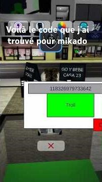 Code musique en français mikado sur roblox