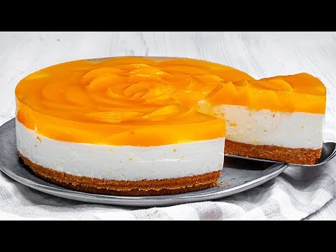 Le cheesecake le plus savoureux aux pêches! Découvrez un vrai délice SANS CUISSON! Cookrate - France