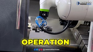 Jaewoo Machines ARV 550 TURNMILL CNC with Fanuc Robot | Fully Automated Precision Engineering Welcome to Jaewoo Machines! 🚀 We are excited to showcase the ARV 550 TURNMILL CNC Machine with an advanced Fanuc Robot. This cutting-edge system automates component loading and executes every operation with precision. #CNC #Automation #JaewooMachines #FanucRobot #PrecisionEngineering #Manufacturing #machines | Jaewoo Machines