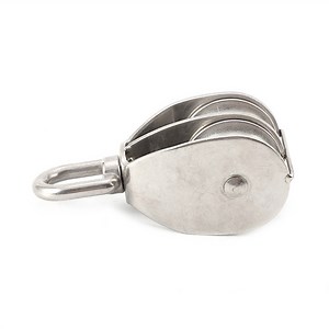 [Hot Item] Stainless Steel Wire Rope Double Swivel Sheave Pulley