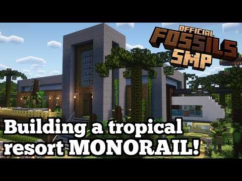 This Tropical Resort will AUTOMATE EVERYTHING | Create Mod | Fossils and Archeology SMP episode 16