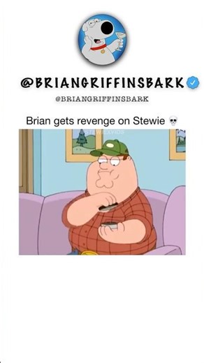 Brian gets revenge on Stewie😂