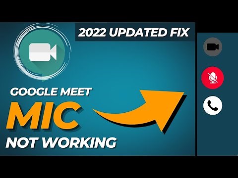 Google Meet Your Mic Muted by your System Setting - (2024 FIX)