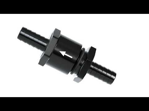 EVIL ENERGY Fuel Check Valve One Way Inline Non Return Diesel Gasoline