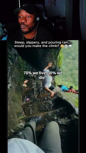 Would YOU Climb This STEEP Mountain in the RAIN?!