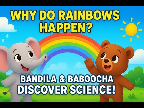 Why Do Rainbows Happen? 🌈 | Bandila & Baboocha Discover Magical Science for Kids