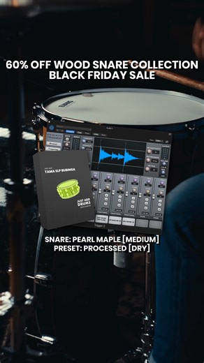 60% OFF Drum Samples ENDS Monday! Slate Trigger 2 and WAV - Wood Snare Collection You want flexibility without wasting hours EQ’ing raw hits, or fighting against over-processed samples. That’s exactly why we built The Wood Snare Collection: 10 snares, 3 tunings each, every hit recorded raw and processed. Blend instantly inside Slate Trigger 2, or drop one-shots straight into your DAW. Perfect your Snare Sound! ⭐ Marcio Nigro: “Great Collection. I think the snare sound is the soul of a drum kit a