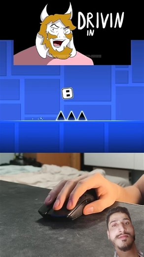 Asgore Jumps get slower in Geometry dash #shorts