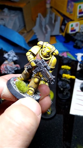 "Imperial Fists: Space Marine."