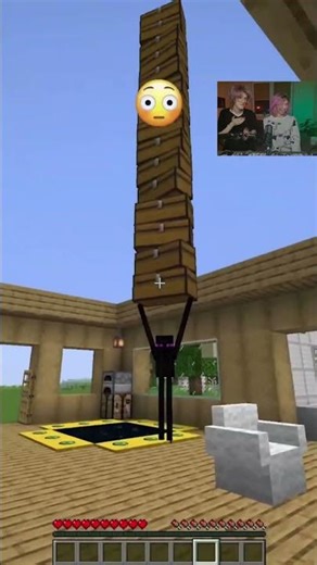 Endermen Encounters in Hardcore Mode Animation #minecraft