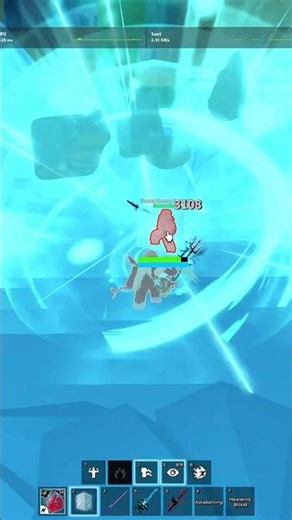 BEST ICE COMBO FOR MOBILE PLAYERS 🥶📱 #bloxfruits #roblox #shorts