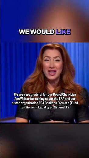 Actress & ERA Coalition Board Chair Lisa Ann Walter: ERA Now