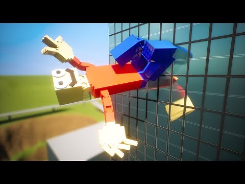 Lego Ragdolls Falls #5 | Brick Rigs