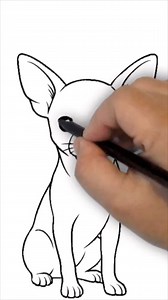 How to draw a chihuahua #howto #draw #drawing #sketch #chihuahua | Mr. Imaginative