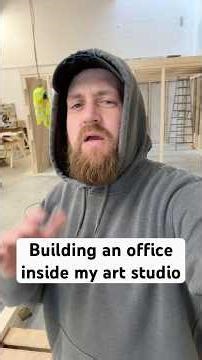 Journal Entry 1 – Building an office inside my art studio
