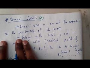 5 15 Bezier curves