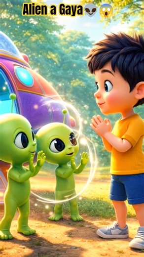 Bacchon ke saamne achanak Alien! 😲👽 Kya hua uske baad? #shorts #tvactor #cartoon #funny #aishorts