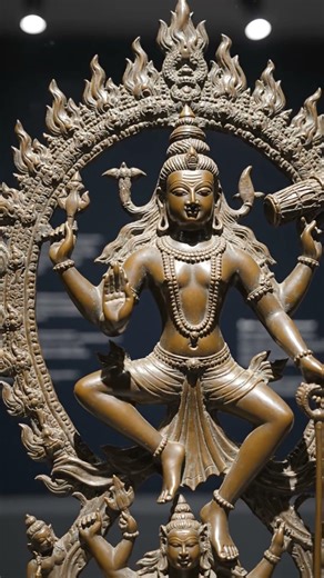 Majestic statue of Natraj doing cosmic dance