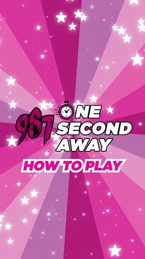 You could be ONE SECOND AWAY from $10,000 CASH! We are playing on-air every weekday starting 22 August! 1️⃣☝️ #987OneSecondAway #HowToPlay #987FM #HitMusic