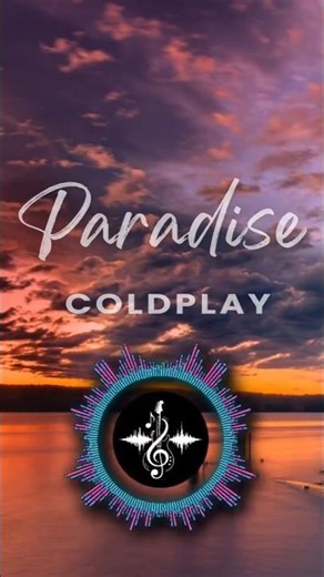 Coldplay - Paradise (Lyrics Video with Visualizer) #lyrics #coldplay #songlyrics