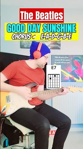 The Beatles - Good Day Sunshine (Chorus) Guitar Lesson | Chords | Tutorial #guitar #tutorial
