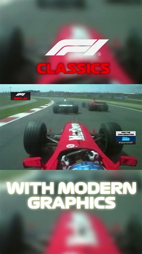 Rubens Barrichello OVERTAKES The Schumachers | 2000 Spanish Grand Prix with Modern Graphics #f1