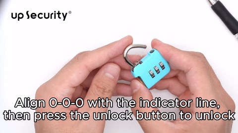 Small Combination Lock, 3 Digit Combo Luggage Locks, Travel Lock with Code, Small Padlocks for Suitcase, Backpack, Zipper, Bag, Tool Box, Diary, Mini Locker (Black+Blue, 2-Pack)