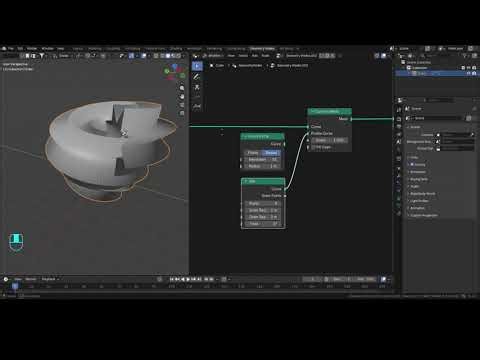 01 - Learn Curves in Blender Geometry Nodes – Easy for Beginners