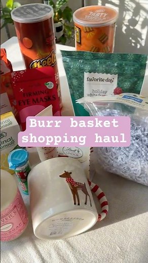 🎁 DIY “Burr Basket” Holiday Haul | Cozy Gift Ideas & Stocking Stuffer Finds