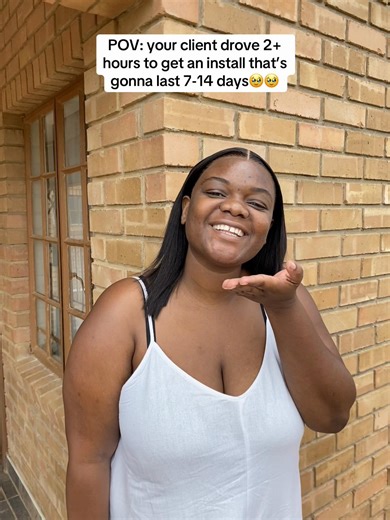 Wig Installation Experience: Client's Long Drive