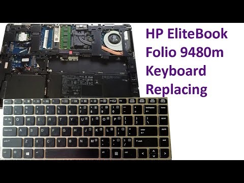 HP EliteBook Folio 9480m Laptop Keyboard changing