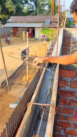 how to fix rebar hook on beam #shorts