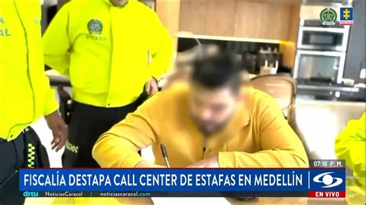 La Fiscalía desmanteló una red criminal que operaba desde Medellín ofreciendo falsas inversiones en criptomonedas. Maximiliano Ronquillo, ciudadano mexicano, fue capturado como pieza clave del esquema, que habría apropiado 71.000 millones de pesos entre 2021 y 2025. Siga la señal de Noticias Caracol en Vivo en noticiascaracol.com | Noticias Caracol