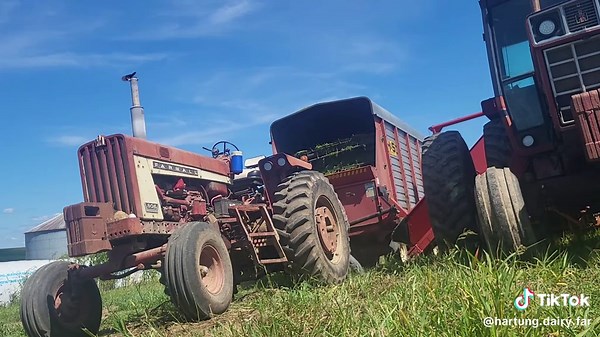 dairy farming #dairyfarming ##farmall #wisconsin