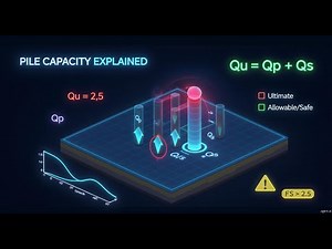 "Pile Foundation: Calculating Ultimate Load Capacity Explained! "#bridgeengineering
