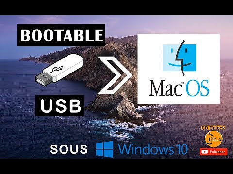 Comment booter usb MacOs X à partir de windows