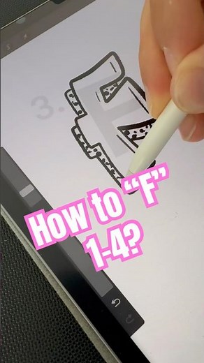 How to “F” procreate Graffiti! Which 1-4? #graffiti #graff #procreate #procreatebrushes #graffitiart