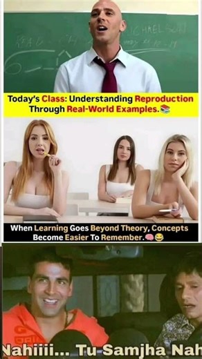 When Teacher Explains Reproduction with Real Examples😳 | #shorts #funny #viral #memes #youtubeshorts