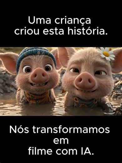 Uma criança criou isso… e nós transformamos em filme com IA ✨