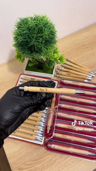 Personalized Bamboo Ballpen with Free Engraved Name | Affordable Gift Idea