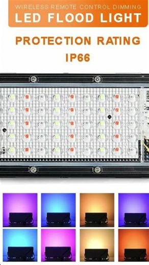 আমের কাছে পাচ্ছেন RGB LED Flood Light- Remote Controlled IP66 Waterproof Landscape