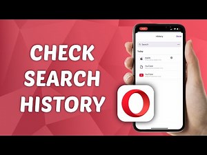 How to Check Search History in Opera