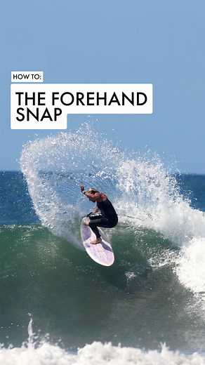 Struggling to nail the forehand snap? Here’s a step-by-step breakdown to help you execute this powerful maneuver with control and style. The forehand snap is one of the most dynamic and rewarding maneuvers in surfing. With the right technique, you can add precision and power to your turns. Here’s how to break it down Steps: 1 - Identity the Section Look for a steep wall down the line-intimidating at first but ideal for learning. 2 - Execute the Bottom Turn Compress and reach for the water with y
