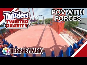 Twizzlers Twisted Gravity POV with Forces! | Hersheypark's Record Breaking NEW FOR 2025 Attraction