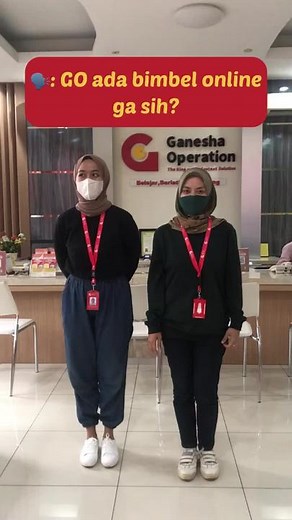 Program Bimbel Online GO Kreasi sudah dibuka lagi nih! Banyak fasilitas yang bisa kamu nikmati di mana pun dan kapan pun. Yuk buruan daftar, untuk info lebih lanjut, kamu bisa kunjungi ganeshaoperation.com/GObimbelonline 😊.